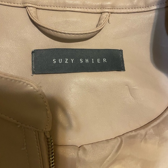 leather pink jacket - Picture 3 of 3